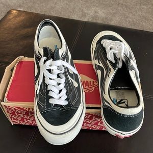 Black and white Checker Board Vans
